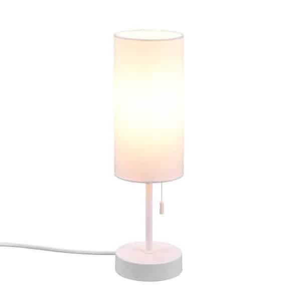Jaro bordlampe med USB-port, hvid/hvid