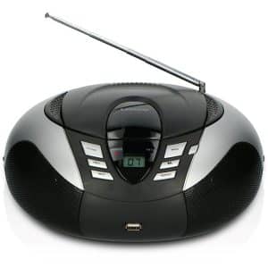 Lenco SCD-37 USB - Portable FM Radio CD and USB player - Grey