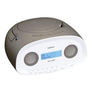 Lenco SCD-69TP - DAB+ FM boombox with CD MP3 USB - Taupe - DAB/DAB+/FM - Stereo - Grå