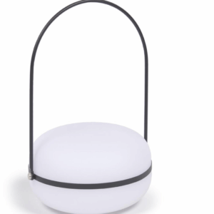 Bordlampe Kave Home Tea - Bærbar LED-lampe, USB-opladelig, 3 lysniveauer, Sort