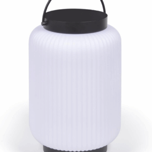 Bordlampe Kave Home Verona bærbar genopladelig LED-lampe med USB og 3 lysniveauer, sort