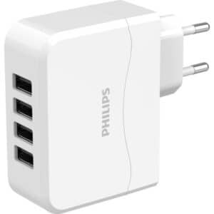 Philips USB adapter-stik-4x med USB