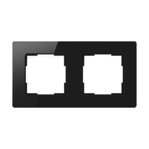 Avatto 2 Socket TS20 Light Switch Frame - Black