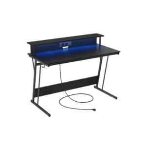 Gaming bord med LED lys 60 x 100 x 76 cm