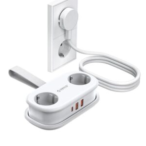 ORICO AP3 20W GaN 5in1 Power Strip - White
