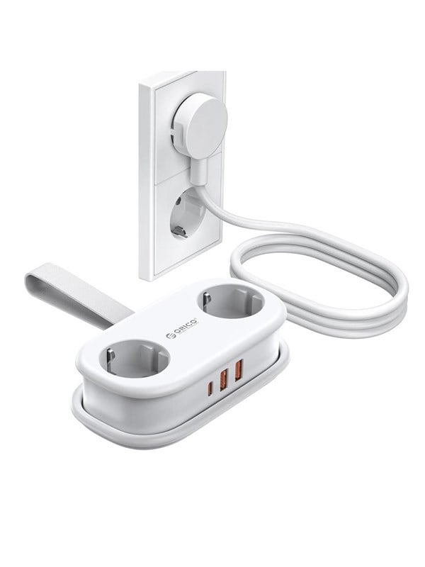 ORICO AP3 20W GaN 5in1 Power Strip - White